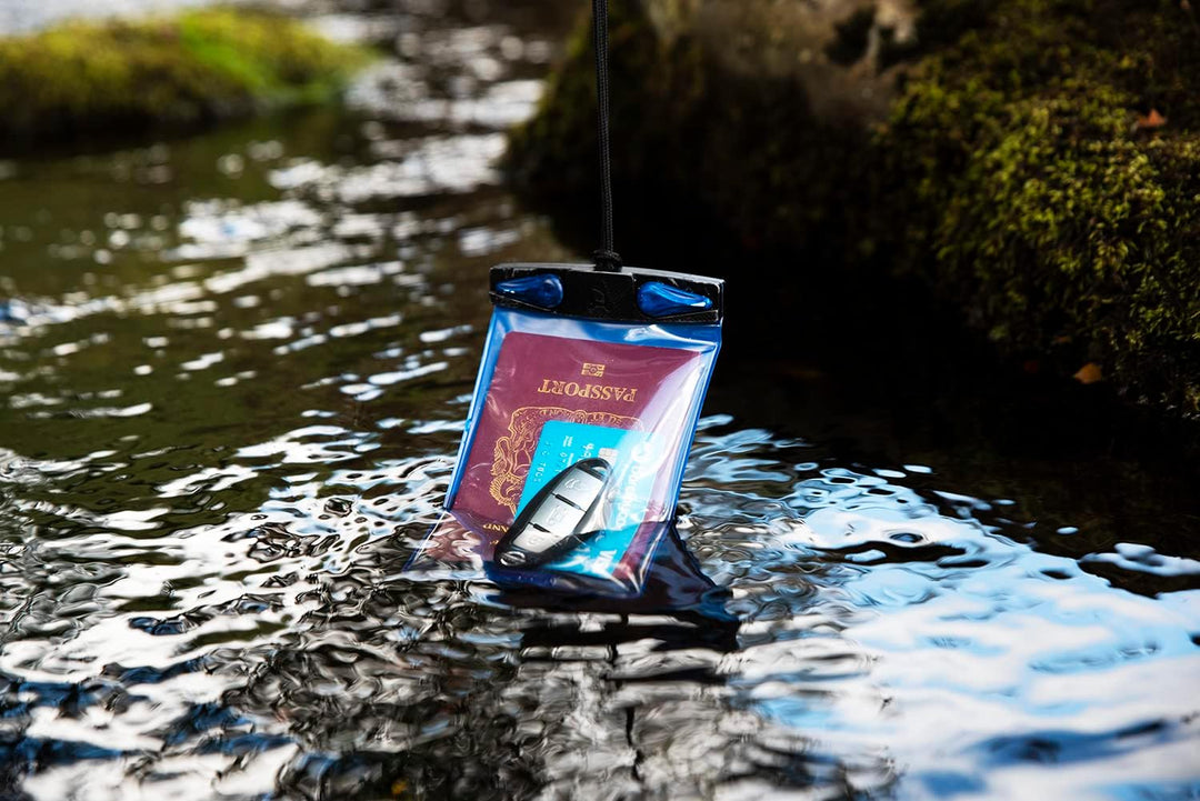 Aquapac Keymaster wasserdichte Autoschlüsseltasche zum Schwimmen, Surfen oder Kajakfahren Blau, Blau