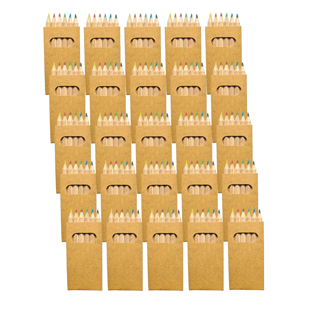 JEKA 50 Buntstifte-Set mit je 6 Buntstiften, Mitgebsel Hochzeit, Mitgebsel Kindergeburtstag, Restaur
