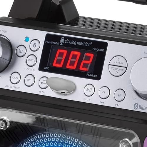 Mini-Karaoke-System mit Bluetooth-Verbindung - Singing Machine SML652 Groove Mini für Europa - LED-L
