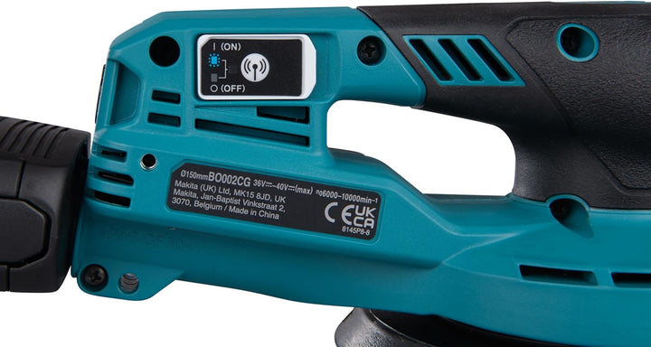 Makita BO002CGZ Akku-Exzenterschleifer 40V max. / 150 mm ø (ohne Ladegerät und Akkus)