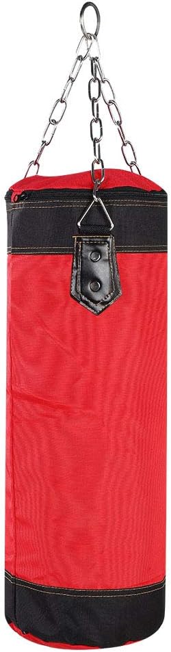 BORDSTRACT Boxsack zum Aufhängen für Zuhause, 60 cm Trainings-Boxsack für Erwachsene und Kinder, Ung