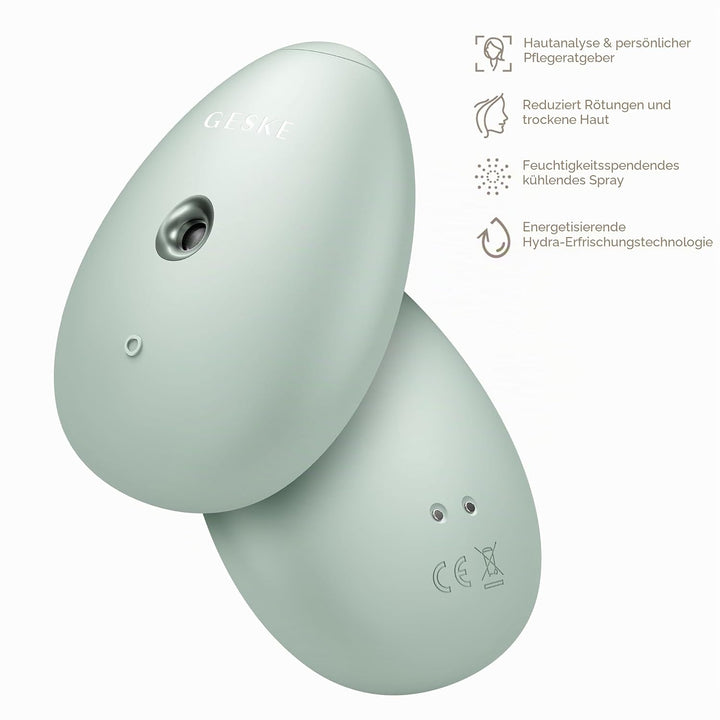 GESKE | SmartAppGuided™ Facial Hydration Refresher | 4 in 1 | Wasserzerstäuber | Gesichtsdampfer | W