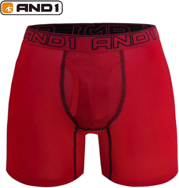 AND1 Sport Boxershorts 5er Pack Unterwäsche Herren Unterhosen Männer Retroshorts Boxer Brief Sportun