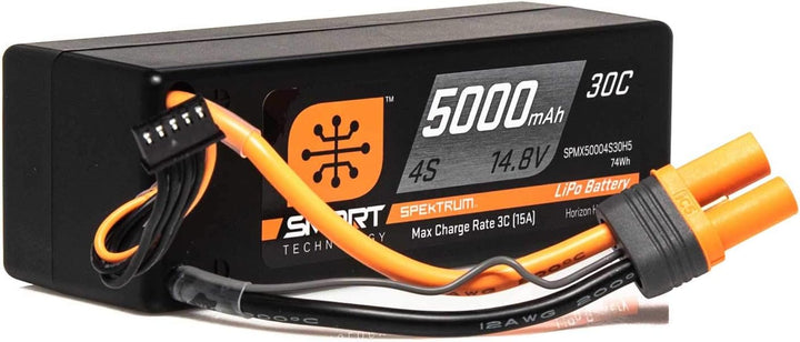 14,8 V 5000mAh 4S 30C Smart LiPo Hardcase LiPo-Akku: IC5