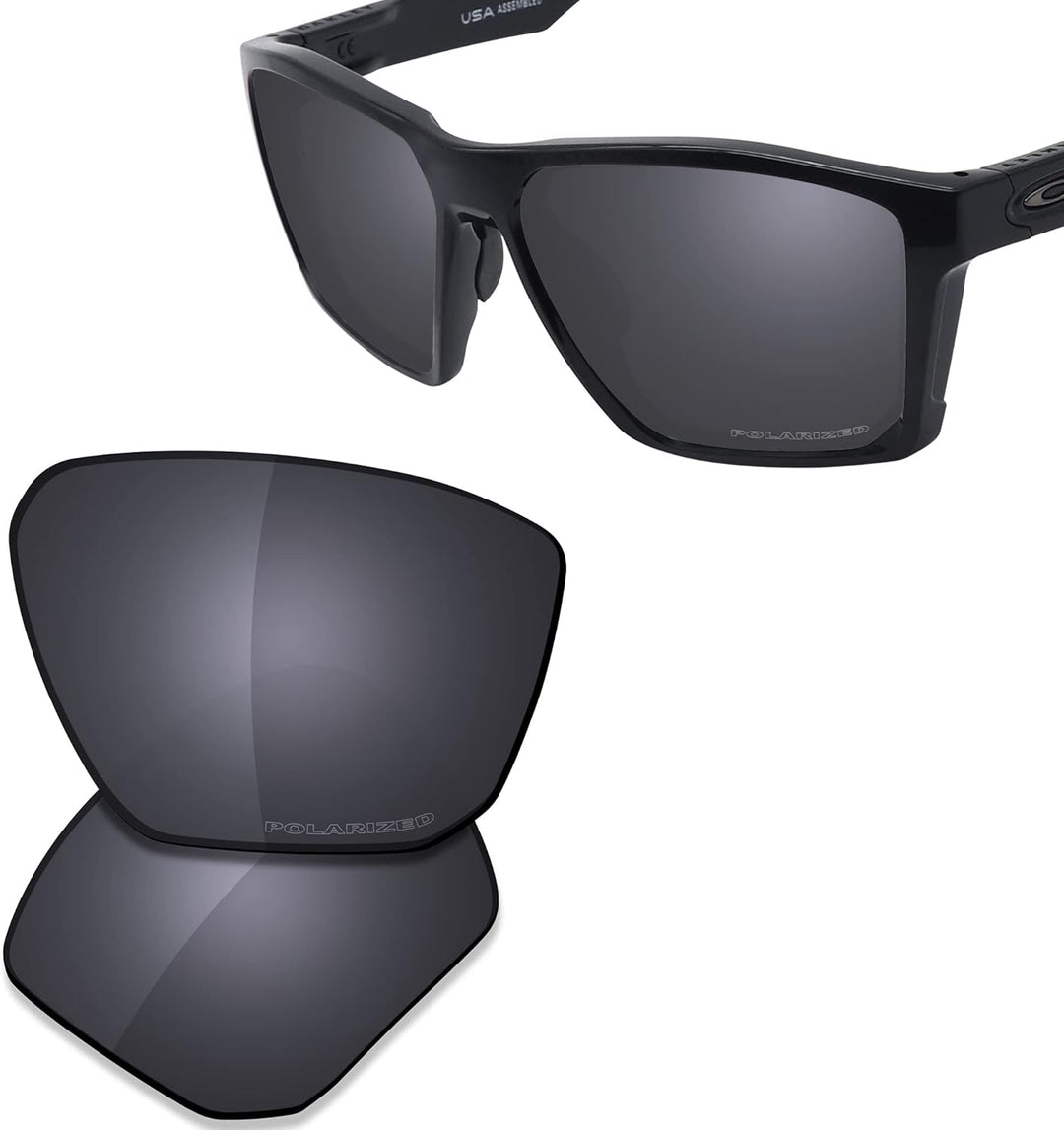 Saucer Premium Ersatzgläser für Oakley Targetline OO9397 Sonnenbrillen High Definition - Shield Blac
