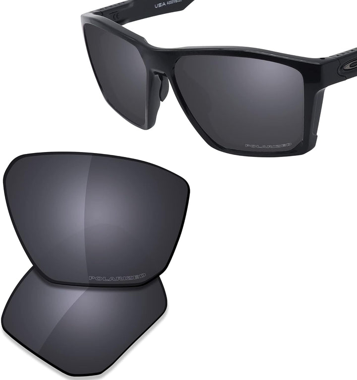 Saucer Premium Ersatzgläser für Oakley Targetline OO9397 Sonnenbrillen High Definition - Shield Blac