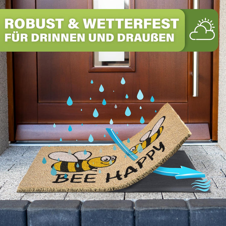 Bodenständig® Fussmatte Kokos [Wetterfest] - extrem robust - Fussabtreter aussen - die Kokosmatte Fu