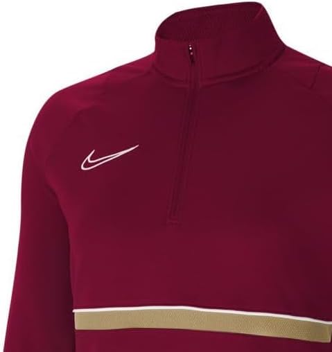 NIKE Damen Dri-fit Academy 21 Trainings-Sweatshirt XS Team Red/White/Jersey Gold/White, XS Team Red/