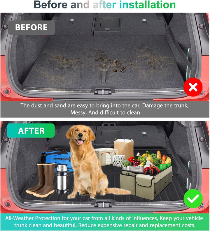 GAFAT Volvo XC40 C40 Recharge 2018-2024 2025 Kofferraummatte, Leicht zu Falten, TPE Allwetter-Koffer