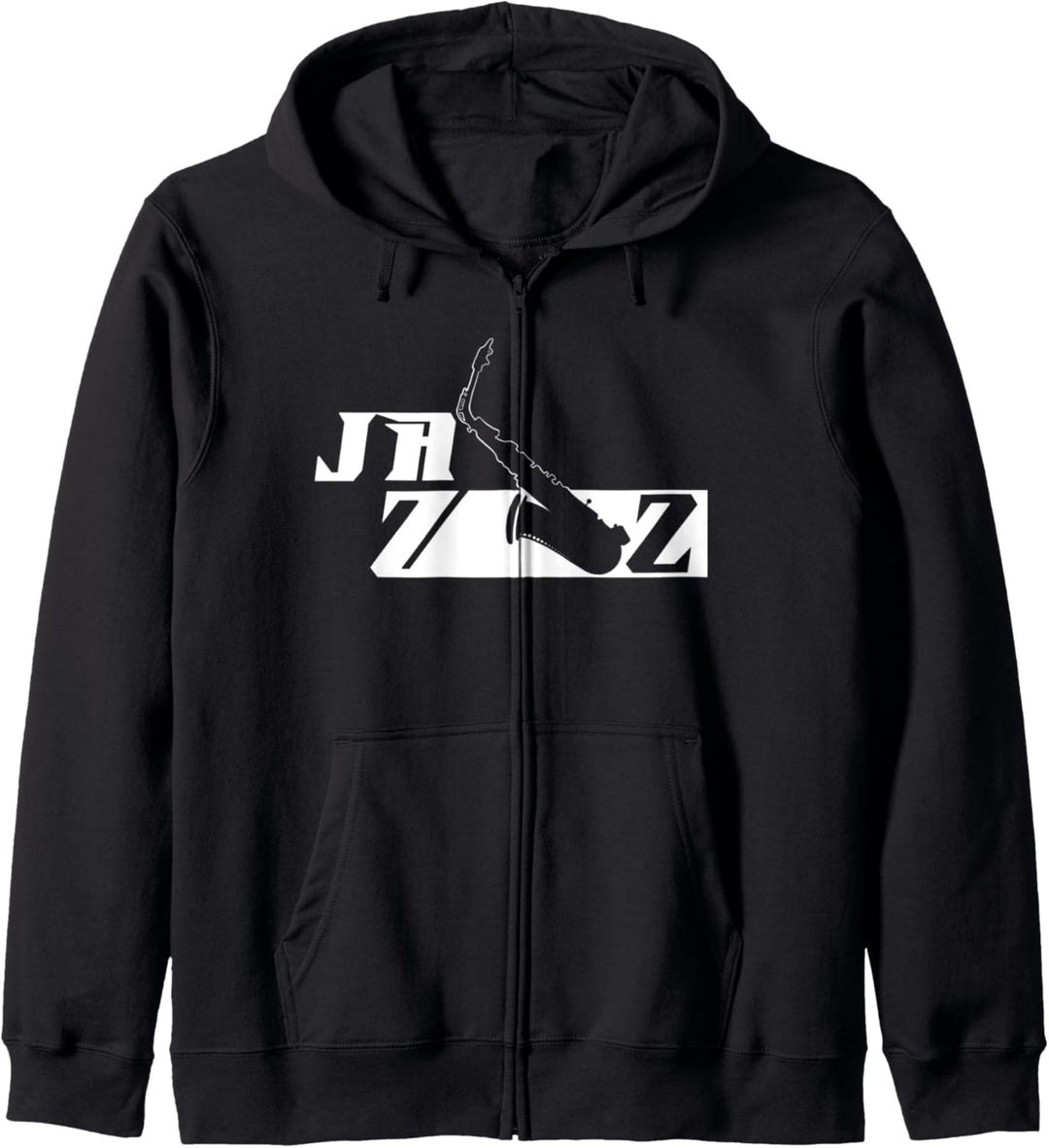 Saxophon Jazz Kapuzenjacke