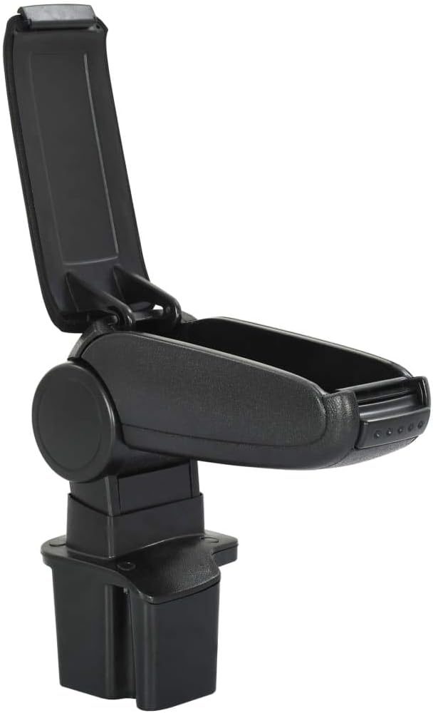 vidaXL Auto Armlehne mit Staufach Armstütze Mittelarmlehne Mittelkonsole Schwarz 1,42 kg, 1,42 kg