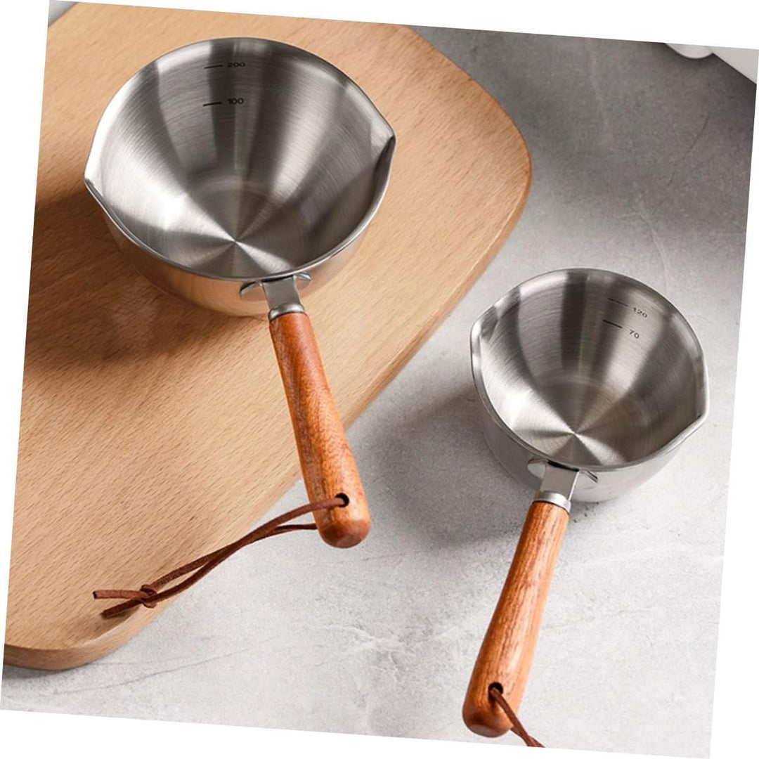 BESTonZON Butter-Sossentopf Mit Ausgiesser Kleiner Topf Zum Eingiessen Von Öl Kleiner Topf Mit Griff