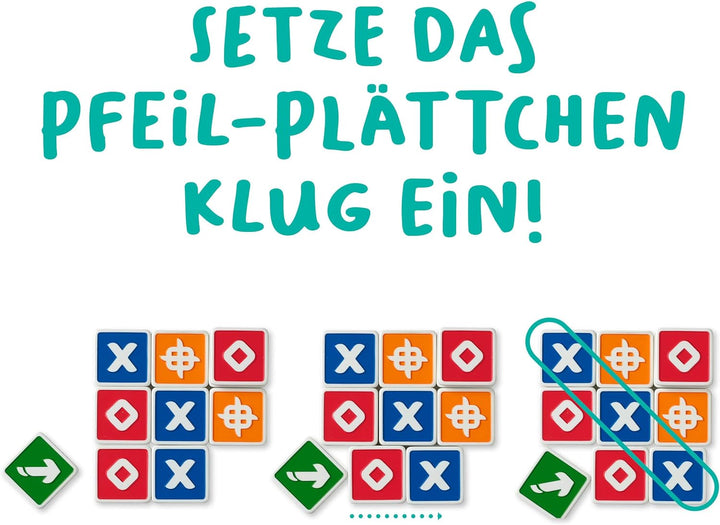FlexiQ Trixo Strategiespiel | Gemeinschaftsspiele ab 7 Jahren | Reisespiele für 2-4 Personen |15 Min