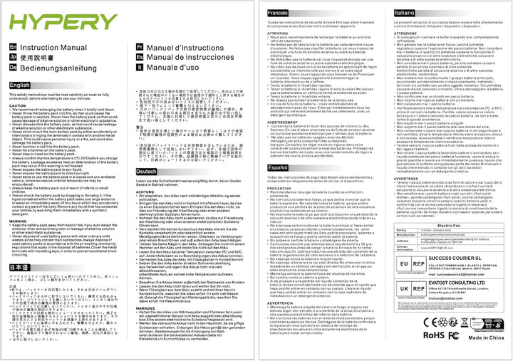 14,4 V 6000 mAh Li-Ionen Ersatz Akku mit höherer Sicherheit und längerer Laufzeit – kompatibel mit V