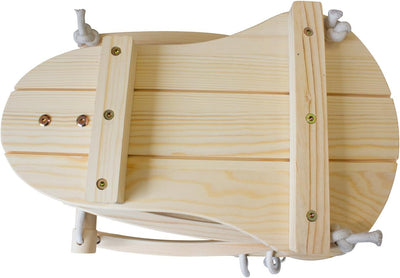 Pferdeschaukel Gitterschaukel Babyschaukel aus Holz - 6557