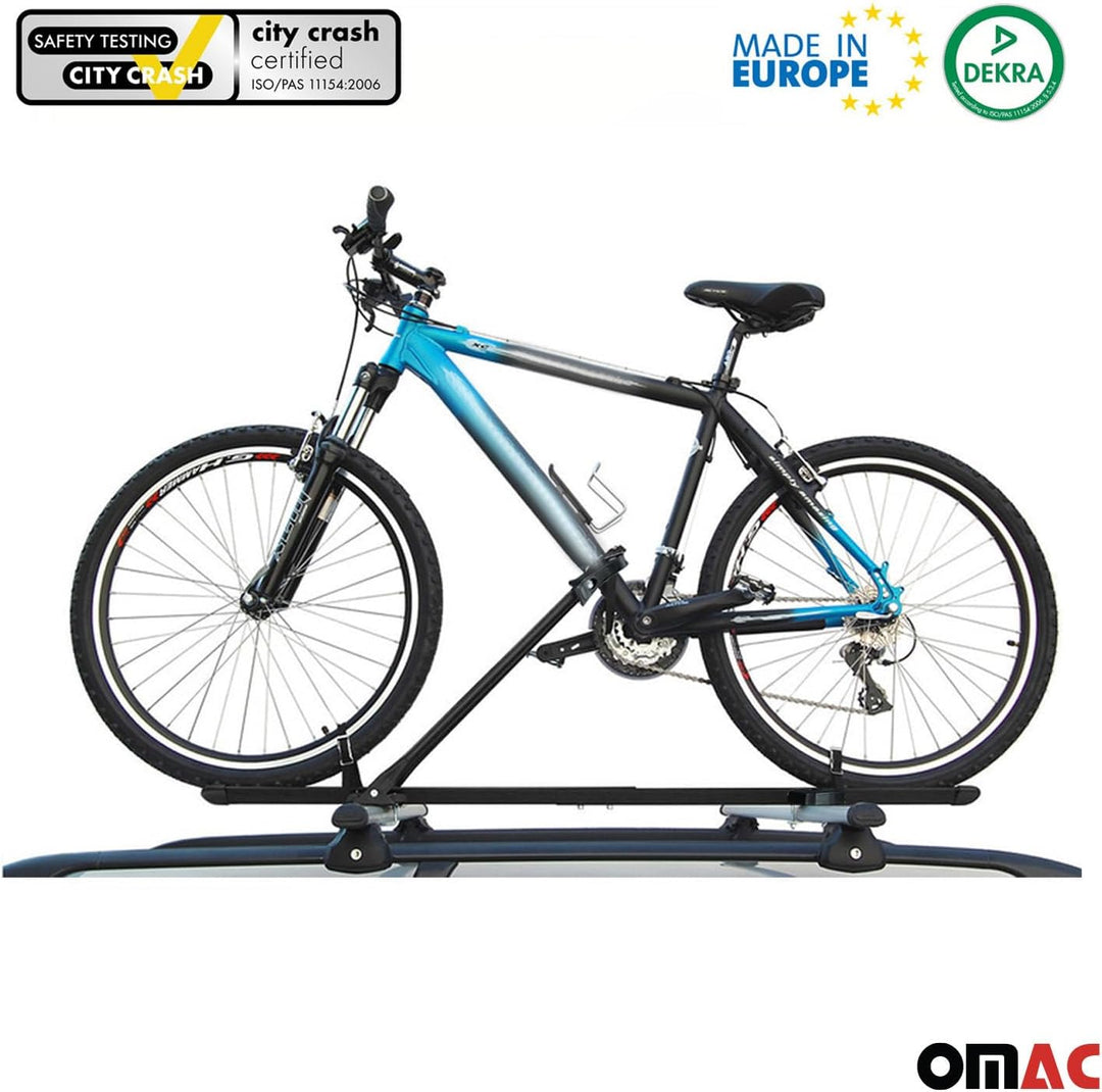 Fahrradträger Dachfahrradträger bis 17kg Aluminium Schwarz Fahrradhalter 17 kg / 1tlg Schwarz, 17 kg