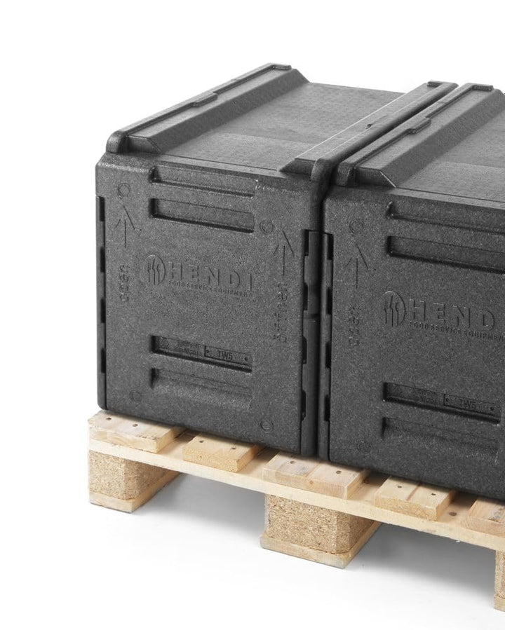 HENDI Thermo Catering Container, mit 5 Einschüben für GN-Behältern mit einem Abstand von 65mm, Therm