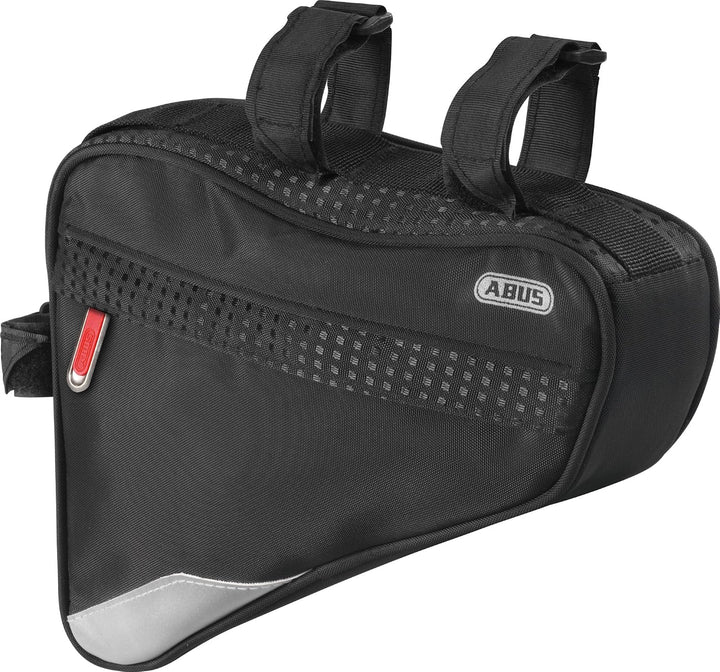 ABUS Fahrradtasche Oryde ST 2250 - Rahmentasche mit Klettband - wasserabweisendes Material - Schwarz