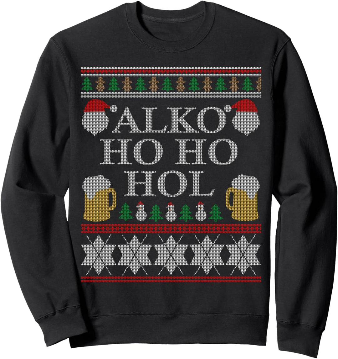 Weihnachtspullover Herren Lustig Geschenk Ugly X MAS Outfit Sweatshirt