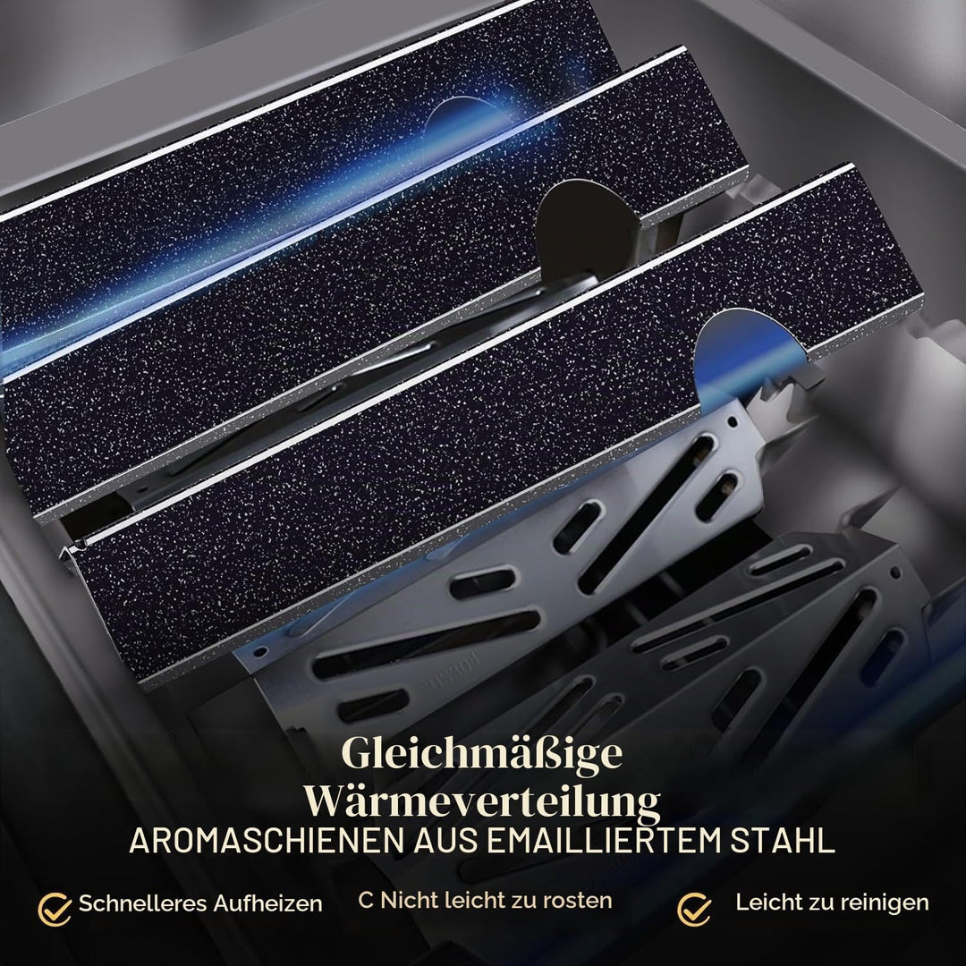 Denmay 66032 43,4 cm Flavorizer Bars für Weber Genesis II/LX 300 Serie, Genesis II 210, LX 240, II S