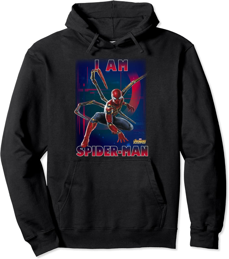 Marvel Avengers: Infinity War I Am Spider-Man Poster Pullover Hoodie