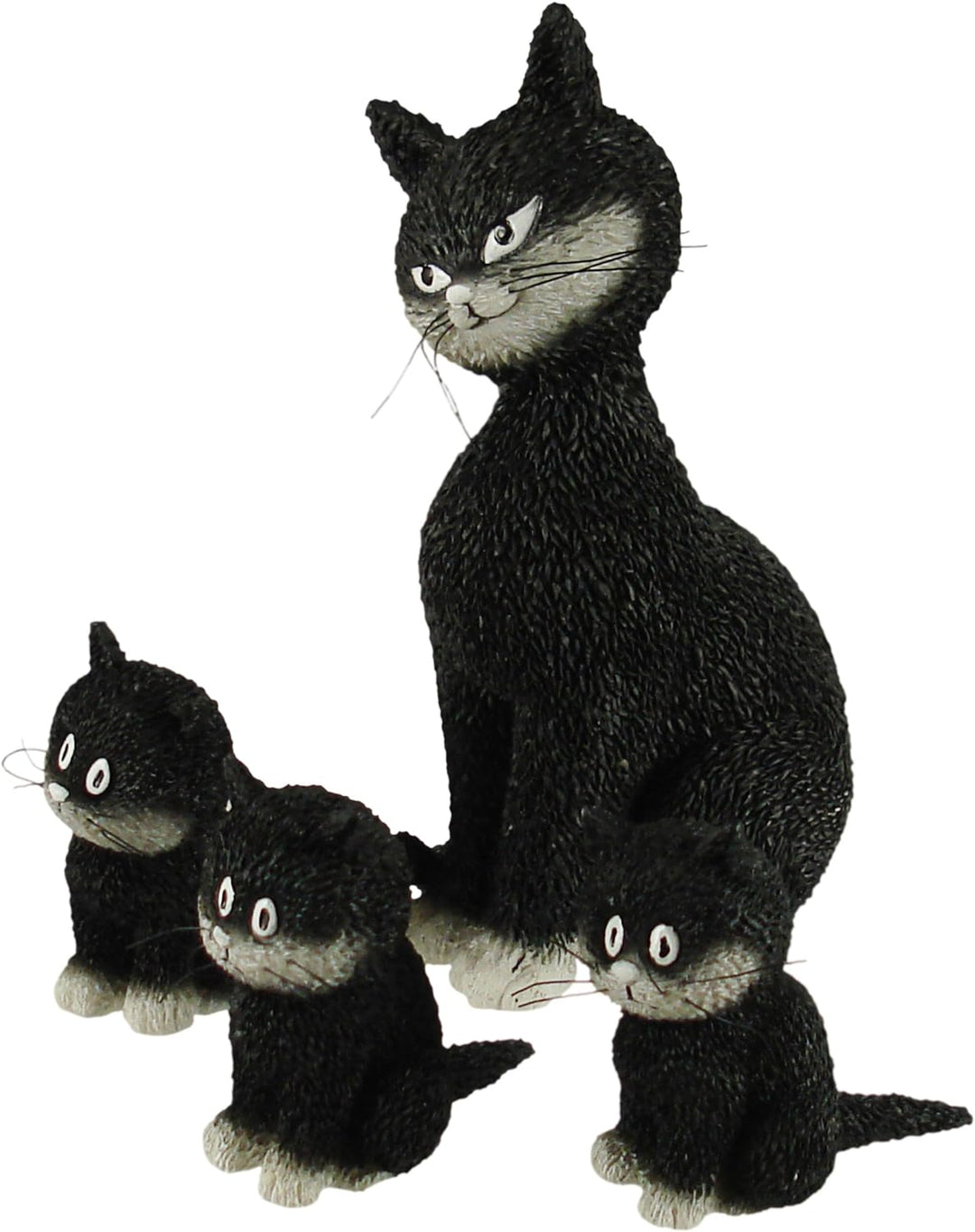 Parastone Dubout Cats Collection DUB22 Dekofiguren-Set mit drei Kätzchen, sitzend, 4-teilig
