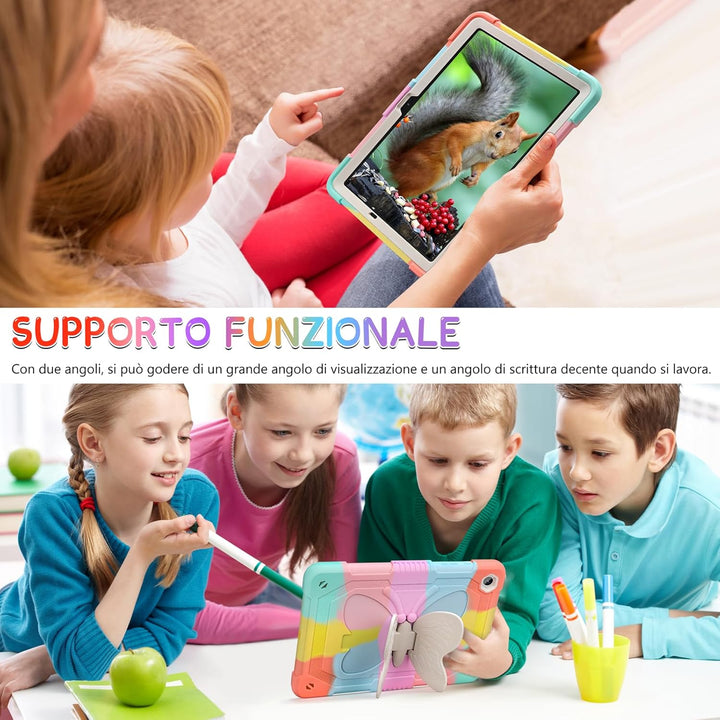 VOFOLEN Hülle für Samsung Galaxy Tab A9 Plus 11 Zoll 2023（SM-X210/X216/X218 mit Stifthalter Schmette