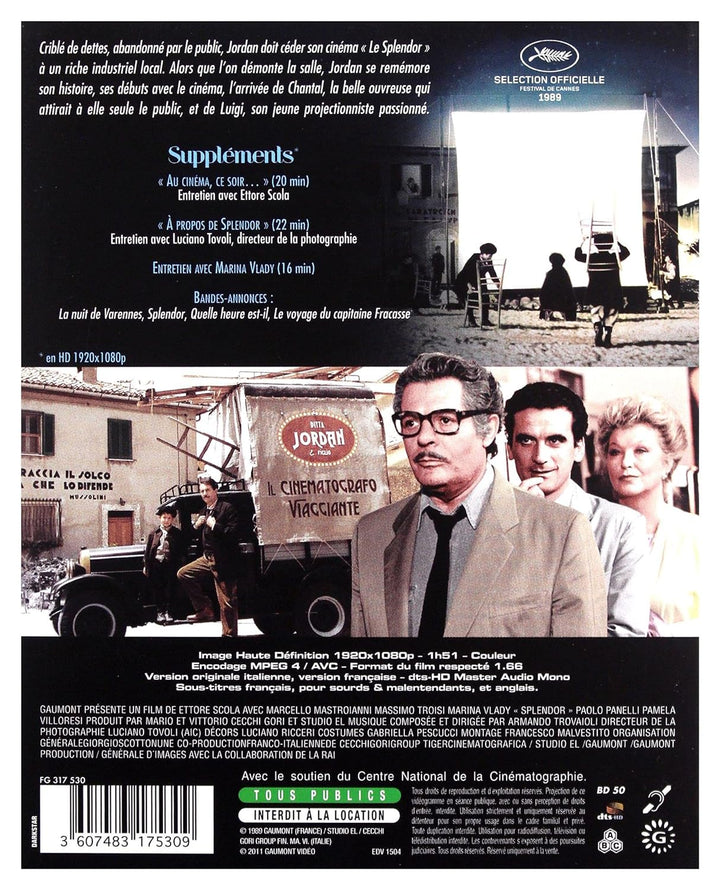 Splendor [Blu-ray] [FR Import], Blu-ray