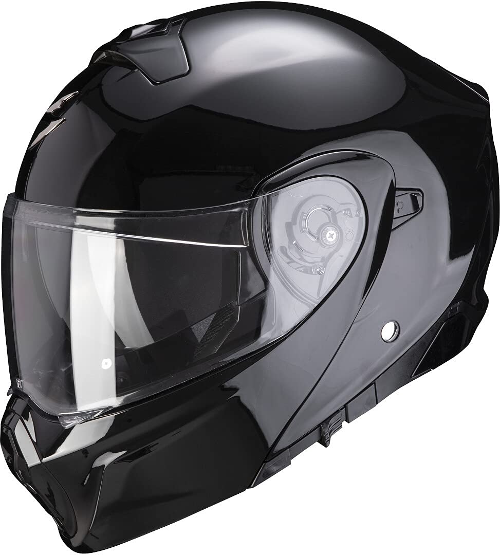 SCORPION, Modularhelme motorrad EXO-930 solid black, M M Schwarz, M Schwarz