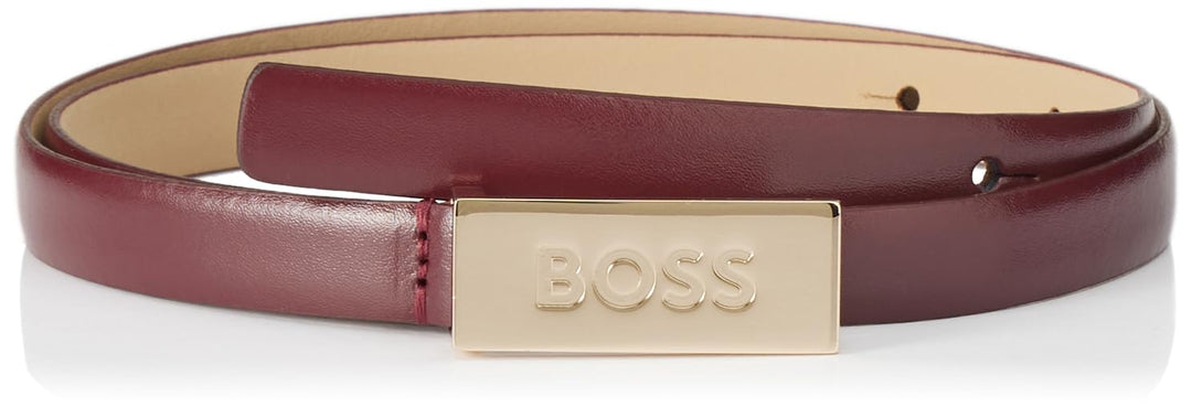 BOSS Damen Gürtel 90 Dark Red602, 90 Dark Red602