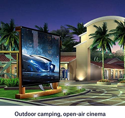 4K HD Projektionsleinwand, Portable Beamer Leinwand Outdoor, Faltbare Projektions Filmleinwand, 4:3,