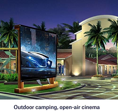 4K HD Projektionsleinwand, Portable Beamer Leinwand Outdoor, Faltbare Projektions Filmleinwand, 4:3,