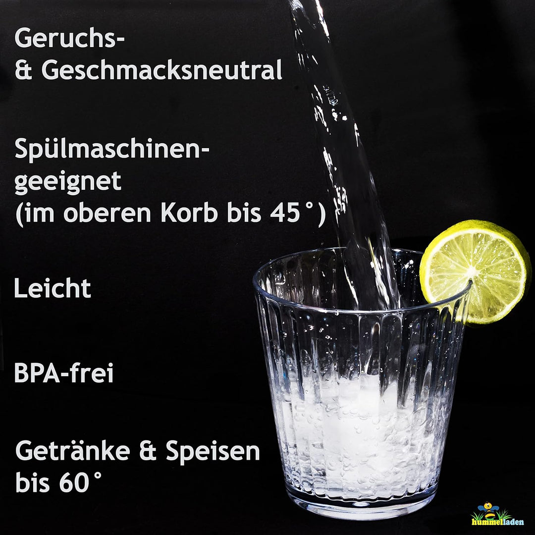 Melamin Geschirr Set Braun für 6 Personen Spülmaschinengeeignet Essgeschirr Campingzubehör Campingge