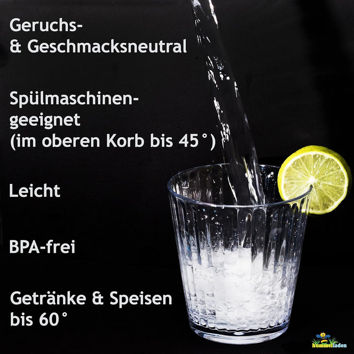 Melamin Geschirr Set Braun für 6 Personen Spülmaschinengeeignet Essgeschirr Campingzubehör Campingge
