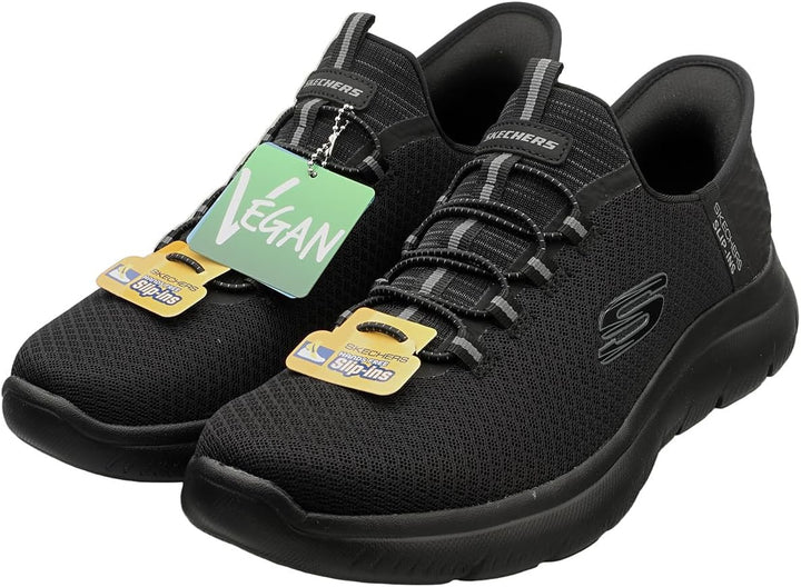Skechers Herren Summits High Range Sneakers 39 EU Weit Black Mesh Trim, 39 EU Weit Black Mesh Trim