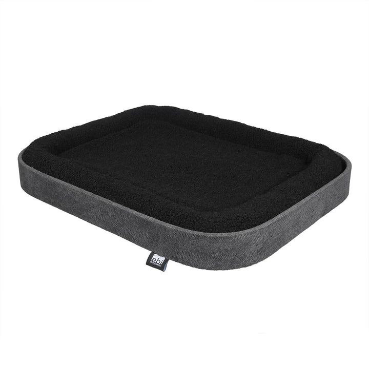 Ebi, Kyo Fensterkorb, 50 x 40 x 6 cm, Schwarz/Anthrazit, für Bett/Korb/Sofa/Tipi, Schwarz/Anthrazit,