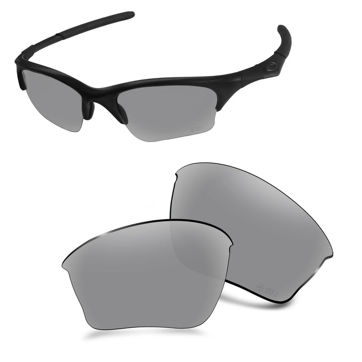 AOZAN ANSI Z87.1 Ersatzgläser kompatibel mit Oakley Half Jacket XLJ Sonnenbrille Gainsboro – Polaris