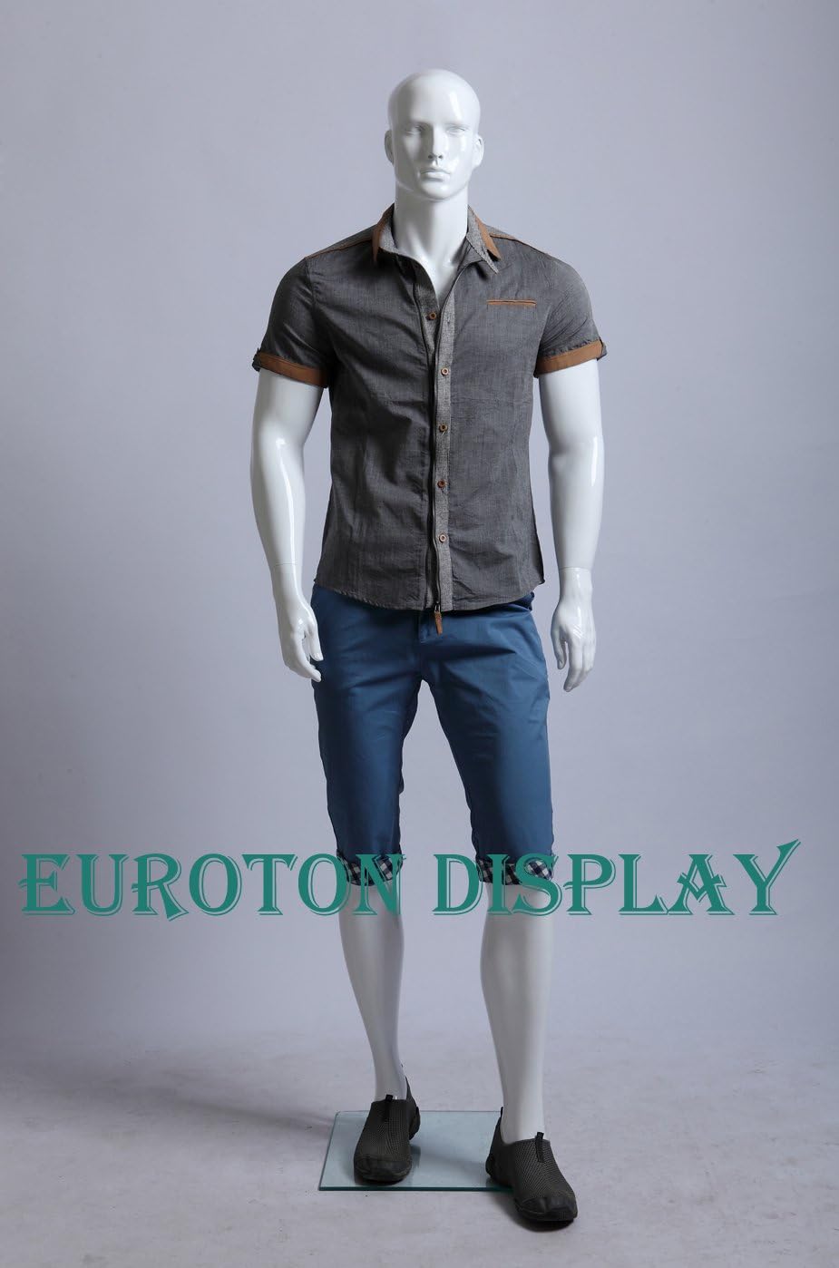 Euroton XM-11B weiss lackierte abstrakte Schaufensterpuppe Mannequin Mann männliche Schaufensterpupp