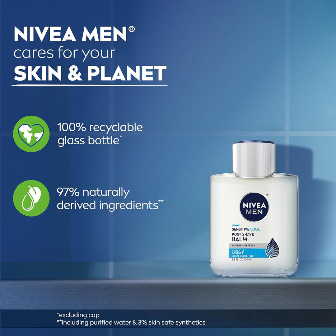 Nivea For Men Sensitive Cooling Post Shave Balm - 3.3 oz by Nivea Men