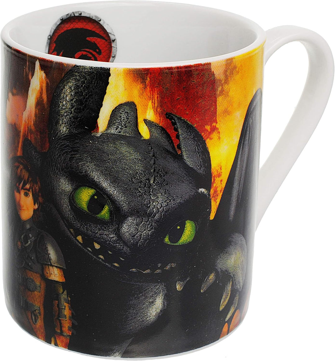 alles-meine.de GmbH 4 TLG. Geschirrset - Porzellan/Keramik - Dragons - Drachenzähmen leicht gemacht