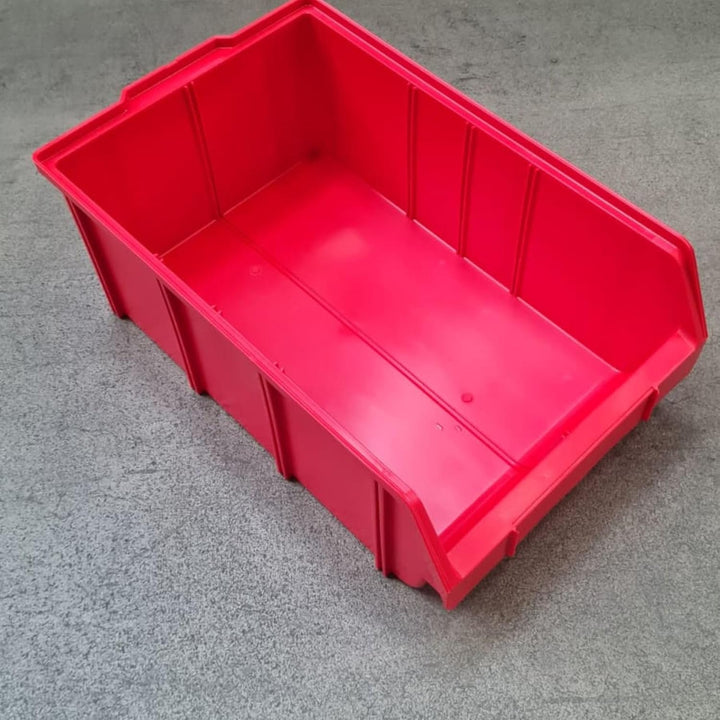RODOPI 9er Set Stapelboxen, Grösse XL | Sichtlagerkästen 489x304x185mm | Robuste Lagerboxen für Werk