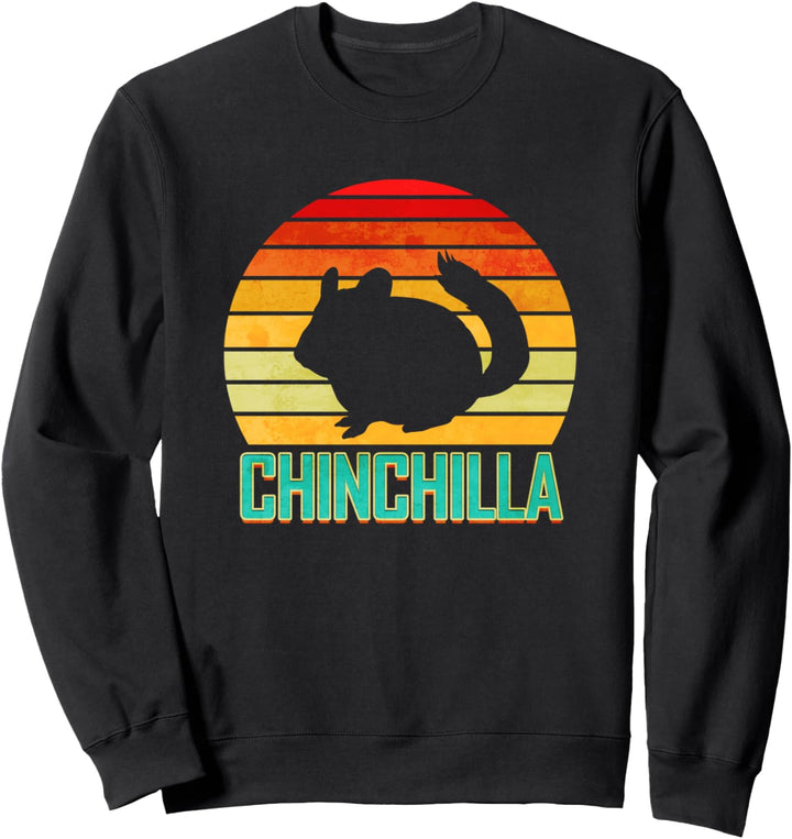 Chinchilla Retro Vintage Design - Chinchilla Besitzer Sweatshirt