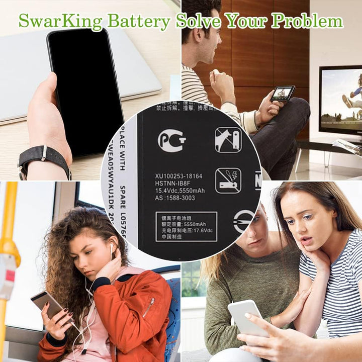 SwarKing Ersatz Akku Kompatibel mit HP Zbook 15 G5 G6 2YW99AV 2YX00AV 2ZC40EA 2ZC41EA 3AX02AV 3AX04A