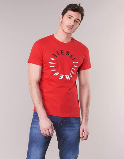 Diesel T Diego Y2 T-Shirts & Poloshirts Herren Rot - L - T-Shirts