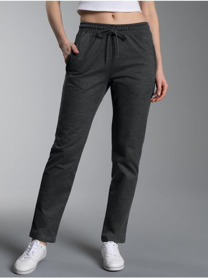 TRIGEMA Damen Freizeithose aus Sweat-Qualität S Anthrazit-melange, S Anthrazit-melange
