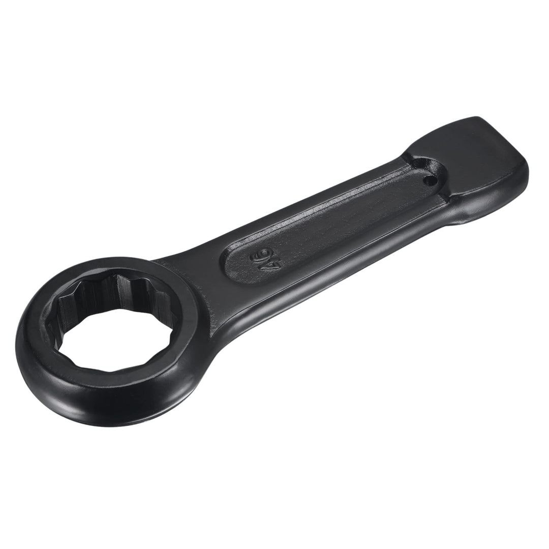 QUARKZMAN 46mm Box End Striking Ring Wrench, Hochfester Stahl Einzelkopf-Schraubenschlüssel Handwerk