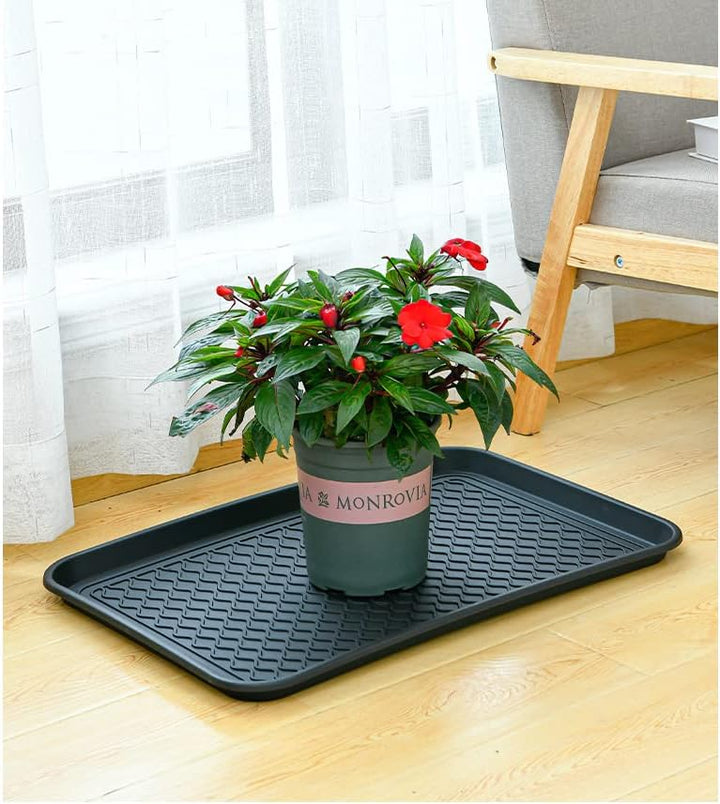 suntonmoto Schuhabtropfschale, Schuhregal, 2er-Set, 60 x 40 x 3 cm, Abtropfschale, Schuhabtropfschal