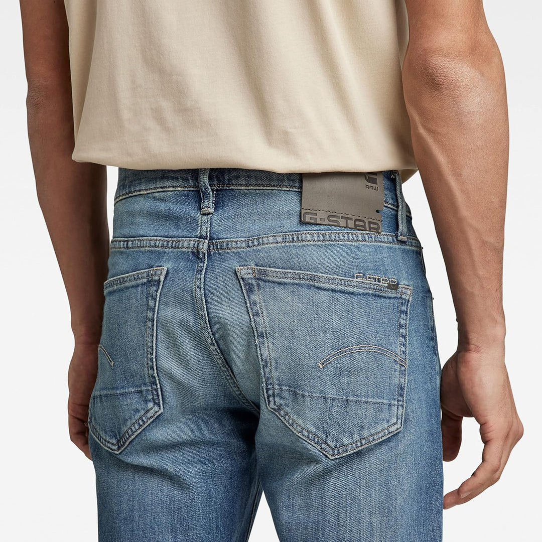 G-Star Herren Jeans 3301 Slim Style Jeans 27W / 30L Blau (Antique Faded Blue Opal Restored), 27W / 3