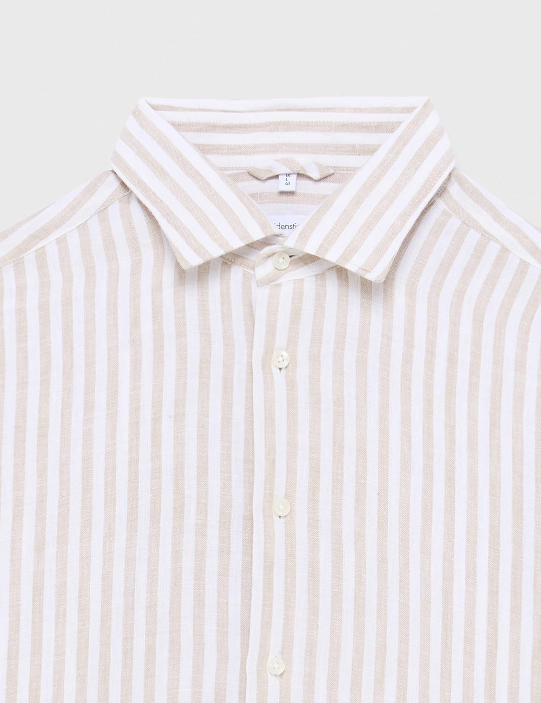 Seidensticker Herren Regular Fit Langarm Hemd Shirt 44 Beige, 44 Beige