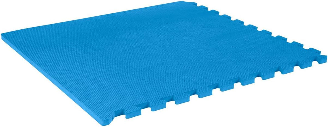 Vario-Step Gymnastikmatte Bodenmatte Sportmatte, Fitnessmatte 60x60 cm Blau, Blau